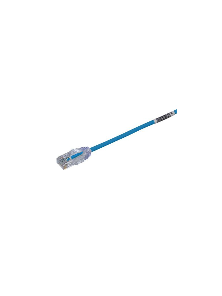 PANDUIT UTP28X3BU - Patch Cord / Cordón de parcheo UTP TX6A-28™ fabricado c/cable 28 AWG, no blindado / 3 Pies (0.91 m) / Categoría 6A / Azul