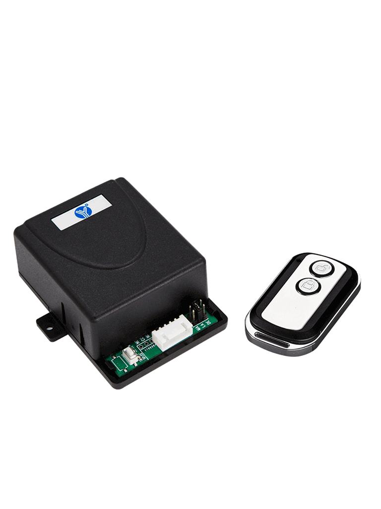 YLI WBK400112 - Modulo con relay normalmente abierto y cerrado con control remoto para apertura de puerta soporta hasta 30 controles / Alimentación a 12VDC