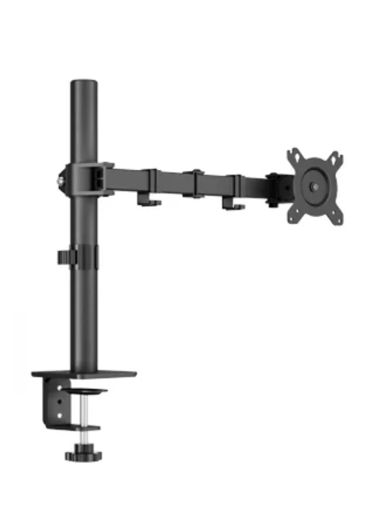 TCE LMG12NB - Soporte de Escritorio para 1 Monitor de 14 a 32 " , Carga Máxima 9Kg , VESA 75x75mm / 100x100mm / Ajuste Inclinación y Rotación