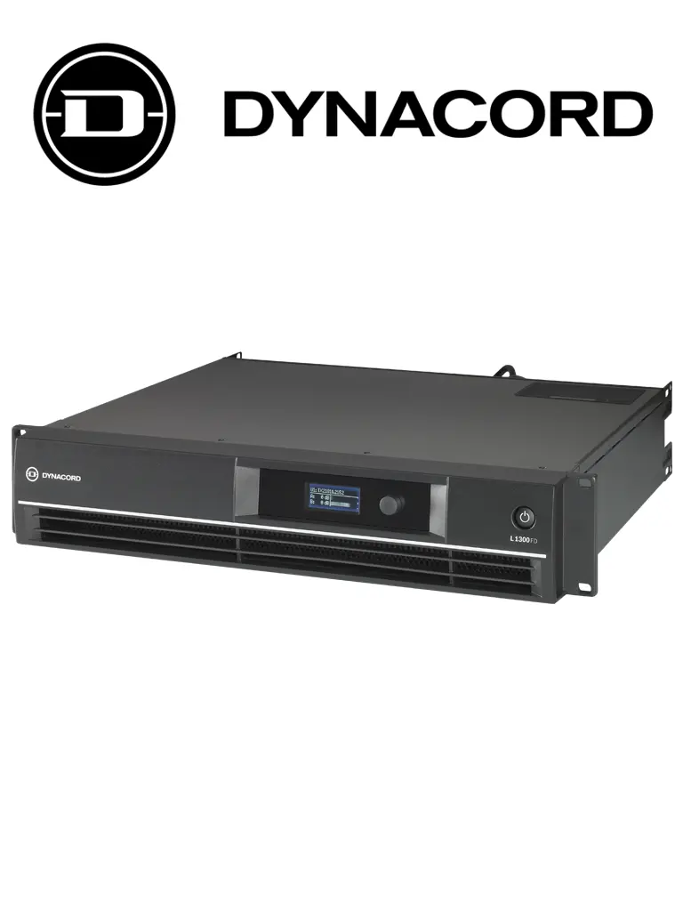 BOSCH M_L1300FDUS - Amplificador de Potencia con DSP 2x650W / Low-Z / DYNACORD