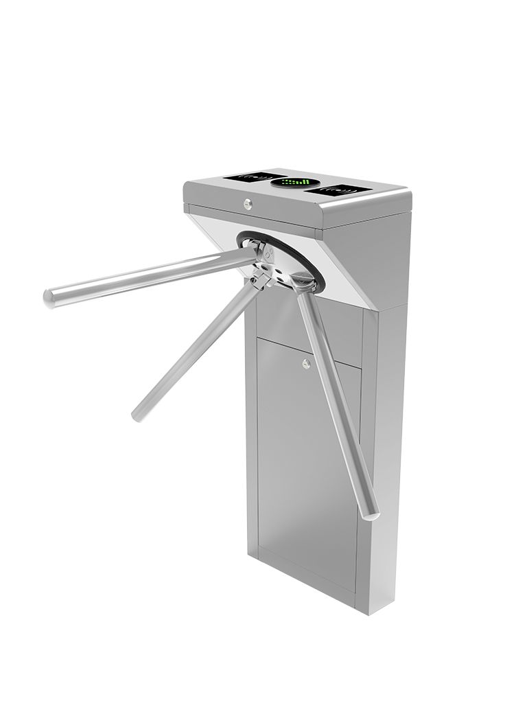 ZKTECO TS1000PLUS - Torniquete Bidireccional / Acero SUS304 / 110V / 25 a 30 x Min / Carril 50 cm / Exterior Protegido / 1 millón de Ciclos / No cuenta con Lectores y Panel / Compatible Rostro, Palma, Huella, Tarjeta, QR