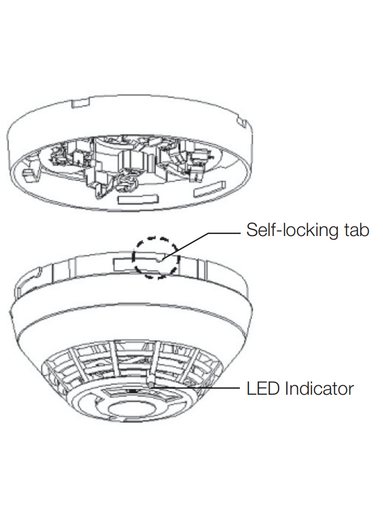 KIDDE F_KIROSD - Detector de humo Optico Inteligente Direccionable / con Rotary