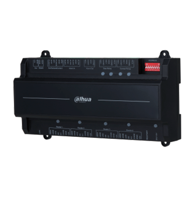 DAHUA ASC2202B-D - Panel de Control de Acceso de 2 Puertas y 4 Lectoras/ TCP/IP/ Wiegand/ 100,000 Usuarios, 3,000 Huellas y 500,000 Registros/ Soporta Interlock, Anti-passback, Desbloqueo Remoto/ Funcion WatchDog