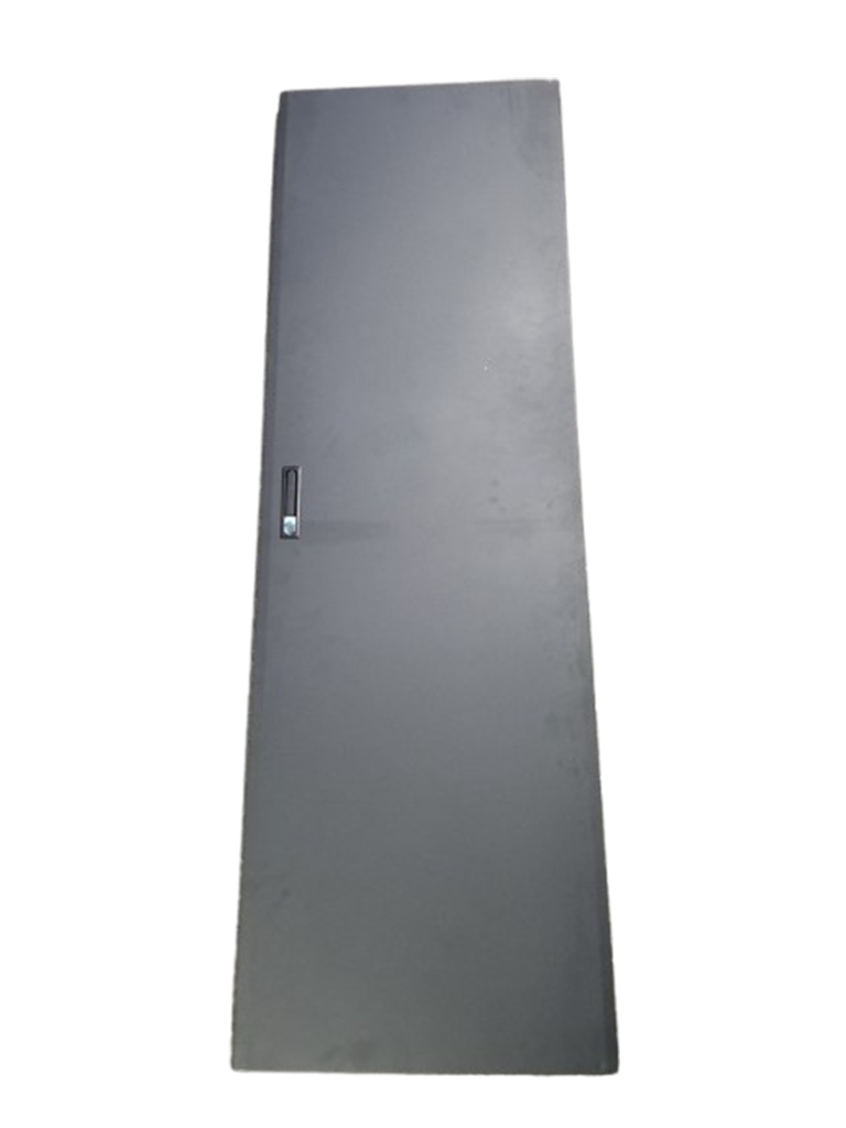 SAXXON SXR37U6637S - Gabinete de Piso color Negro / 37UR / Puerta de Vidrio Templado / Alto 180 cm / Ancho 60 cm / Profundidad 60 cm / Incluye Base con 2 Ventiladores 110V