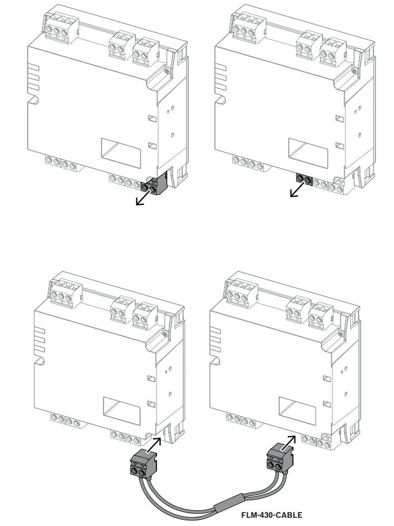BOSCH F_FLM430CABLE - Kit de Cables para Módulo Interfaz
