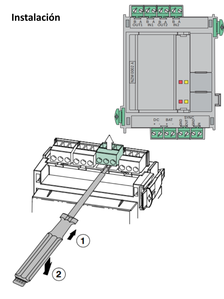 BOSCH F_NZM0002A - Modulo 2 salidas SUPERVIZADAS NAC EST y / Z FPA5000 500MA