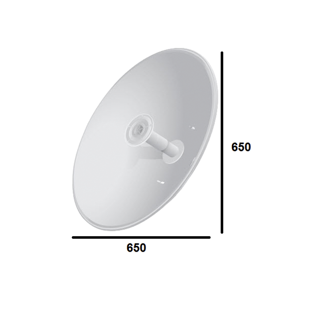 UBIQUITI ROCKETDISH RD-5G30-LW - Antena direccional conectorizada para radio, 5.8GHz, ganancia de 30 dBi, MIMO, diseño ligero.