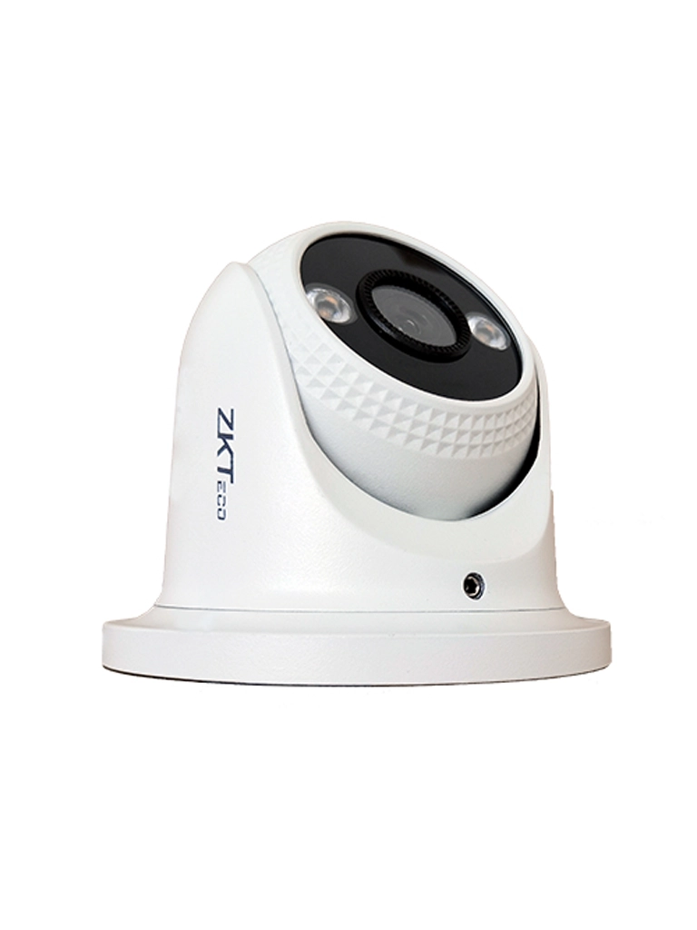 ZKTECO ES-855P31C-S8-MI-S-HL - Cámara IP Domo Híbrida Inteligente de 5 MP, Serie BioSense, Lente 3.6 mm, Micrófono Integrado, Video Analítico IVA, Visión nocturna híbrida: IR 40 m / Luz blanca 30 m, PoE, IP67, Onvif y Carcasa Metálica