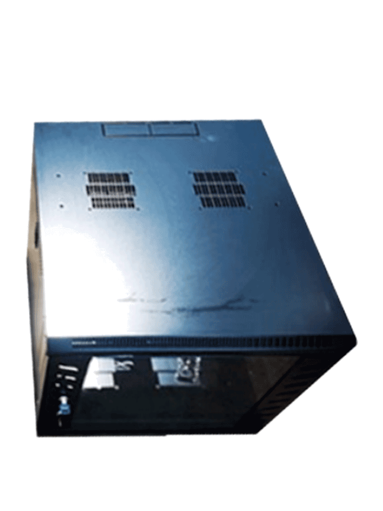 SBE TECH GNLPAR9UR- Gabinete de pared de 9 UR con una profundidad de 45.0 cm y puerta delantera de cristal templado.