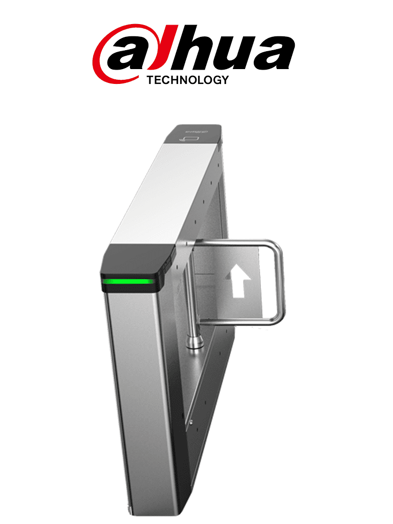 DAHUA DHI-ASGB611K-L -Swing Barrier Izquierda de Servomotor con capacidad de hasta 60 Personas por Minuto,apertura rápida ajustable(0.5s-1.6s),Carril de 600mm. Ideal para interiores o exteriores protegidos. Compatible con DHI-ASGB611K y DHI-ASGB621K-D