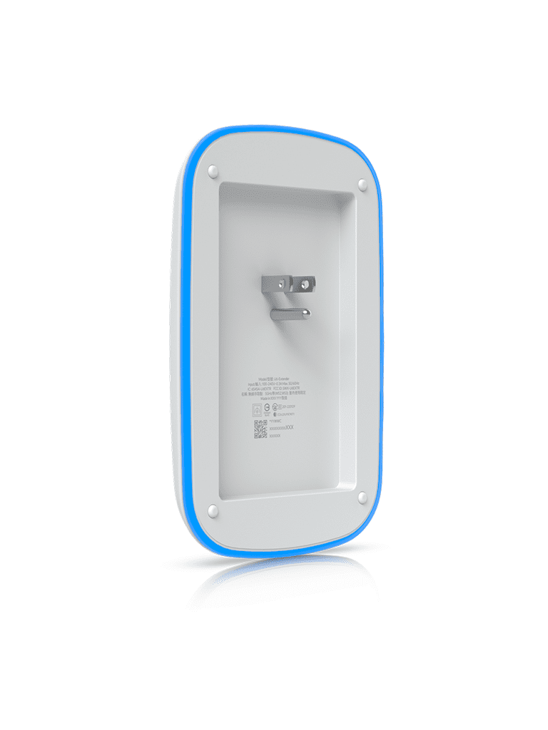 UBIQUITI U6-EXTENDER - Extensor de Red UniFi WiFi 6/ Conexión directa a corriente alterna/ Conexión Inalámbrica a través de Wireless Uplink/ Administrable a través de UniFi Controller/ Frecuencia de comunicación a 2.4GHz y 5GHz