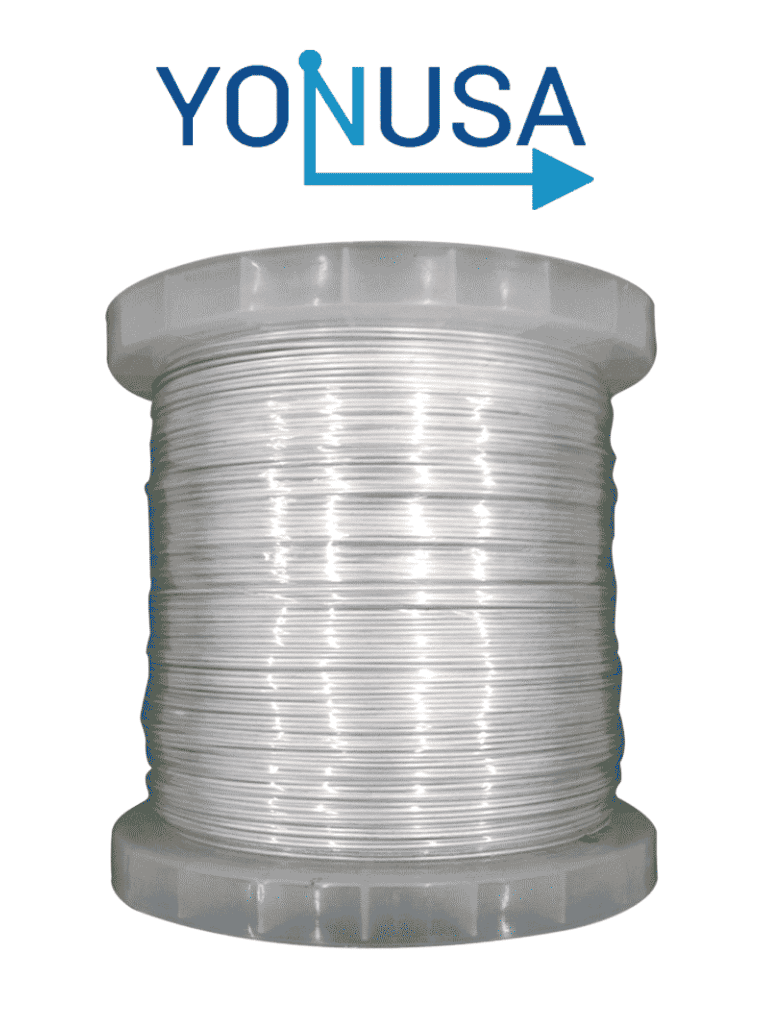 YONUSA BAAL500 - Bobina de alambre de aluminio de 500 mts. para líneas de cercos eléctricos YONUSA / Calibre 16 / Resistente a la corrosión