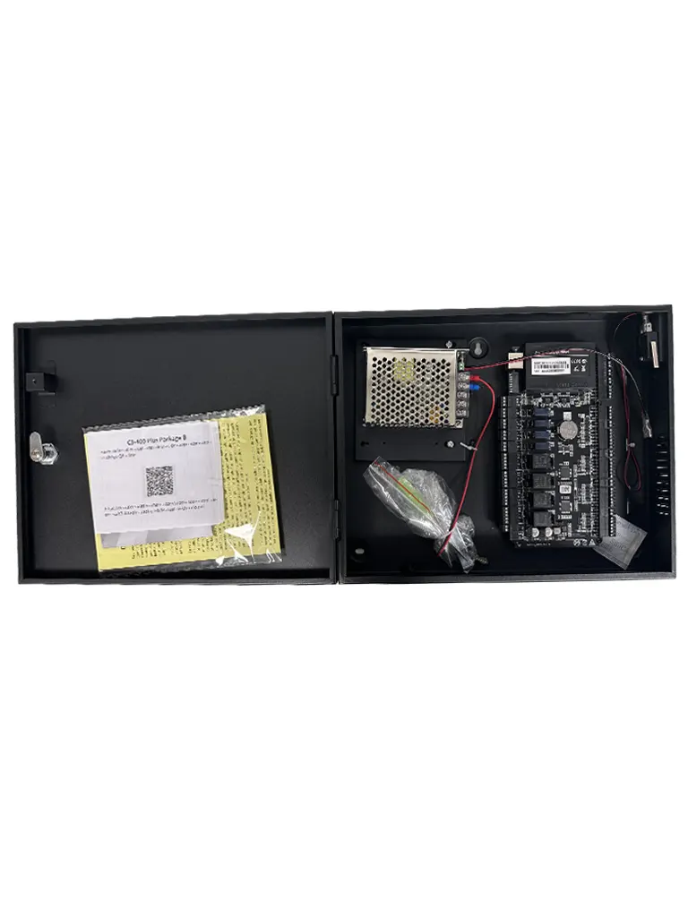 ZKTECO C3400Plus - Panel de control de acceso RFID, 4 puertas, 8 vías, capacidad para 100,000 usuarios y tarjetas, códigos QR dinámicos, Push SDK