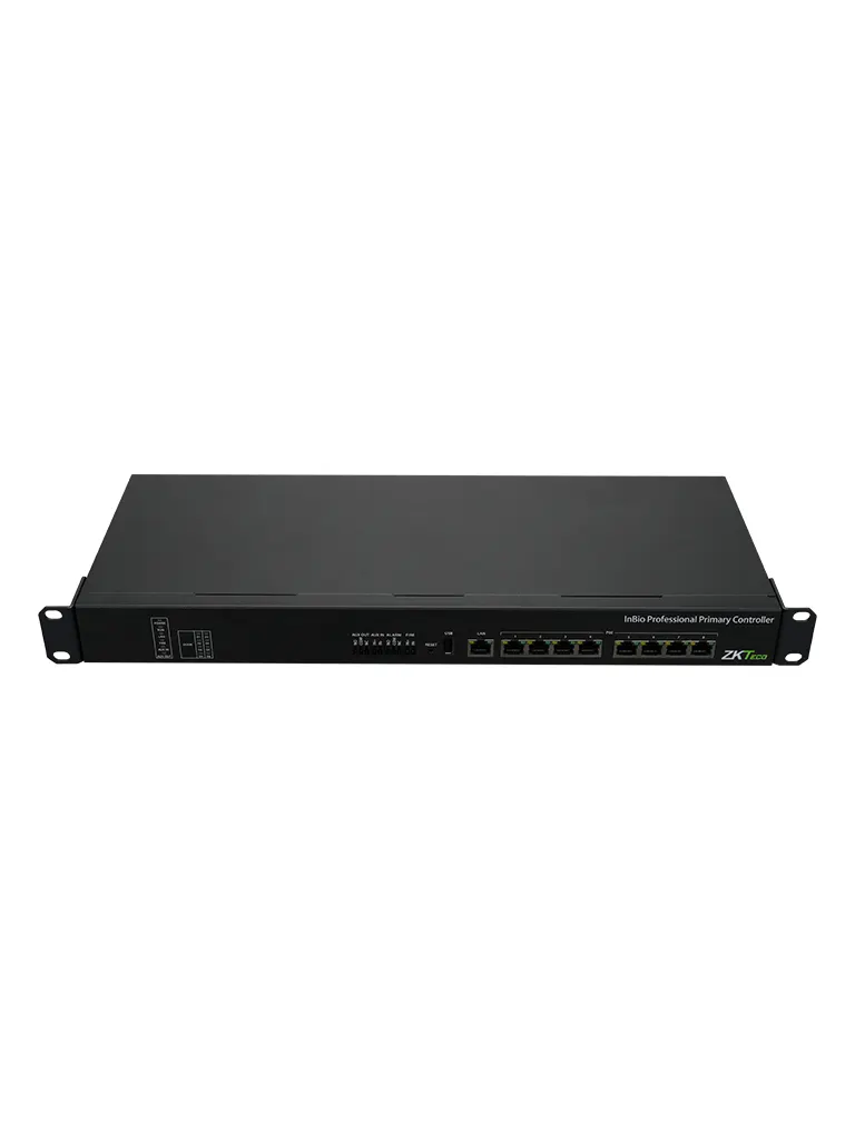 ZKTECO INBIOPC800 -  Control de acceso profesional PoE hasta 8 puertas / 4,000 huellas /  40,000 tarjetas RFID / 200,000 eventos /  Se requiere modulo DE10 para su funcionamiento ZKT0720026