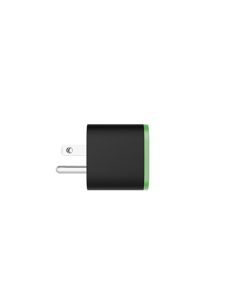 AJAX Socket - Enchufe inteligente e inalámbrico con monitor de consumo eléctrico color negro.