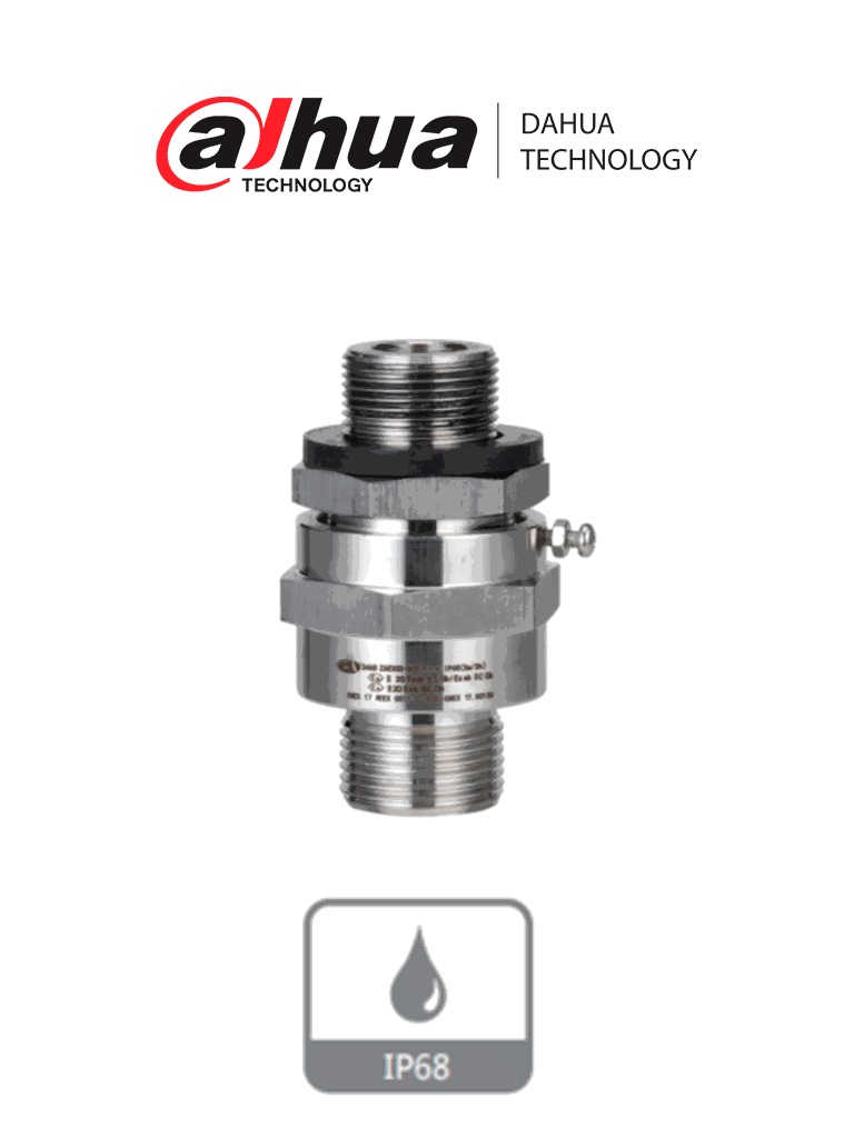 DAHUA ZAEX02 - Conector (ATEX/IECEx) Compatible con cámaras a antiexplosivas serie EPC & ECA