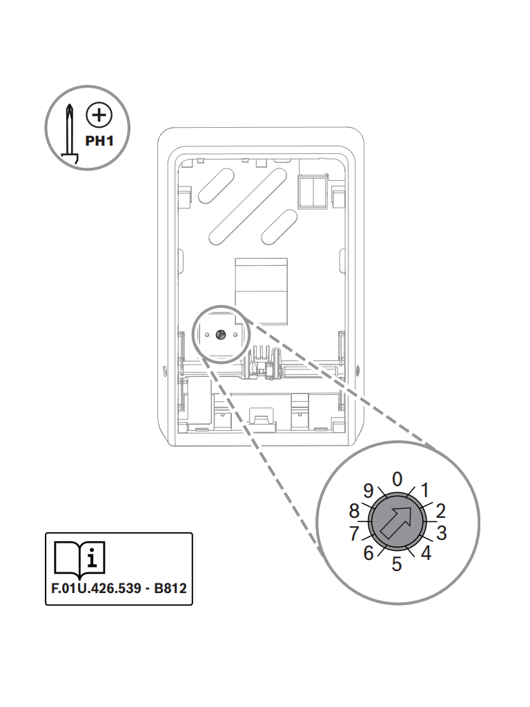 BOSCH I_B812 - Receptor Inalámbrico SDI2 / RADION / Supervisión de 504 puntos inalámbricos