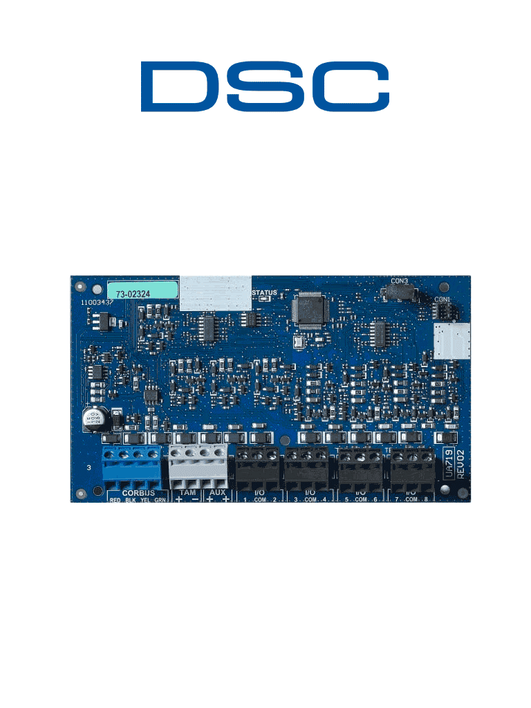 DSC-HSM3408- Módulo Expansor de 8 Zonas Cableadas compatible con Power Series PRO · SKU DSC1200033