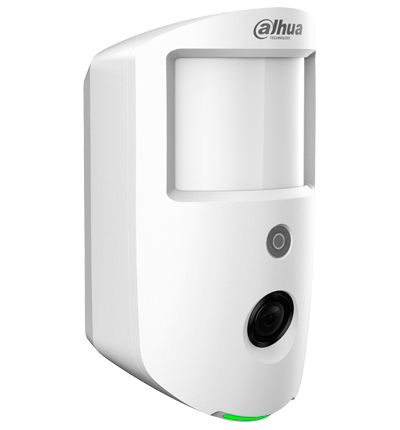 DAHUA DHI-ARD1731-W2 - Cámara PIR inalámbrica, Detector de movimiento con foto verificación, Resolución: 1600×1200, Apertura de 88°, IR de 12m, Inmunidad de mascotas, App DMSS, Frecuencia 433 MHz, Tecnología: AirShield, Compatible con HUB 1.0 y HUB 2.0
