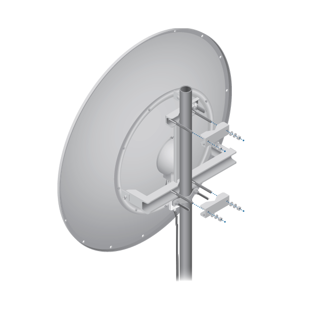 UBIQUITI ROCKETDISH RD-5G34 -Antena direccional conectorizada para radio, 5.8GHz, ganancia de 34 dBi, con tecnología MIMO.