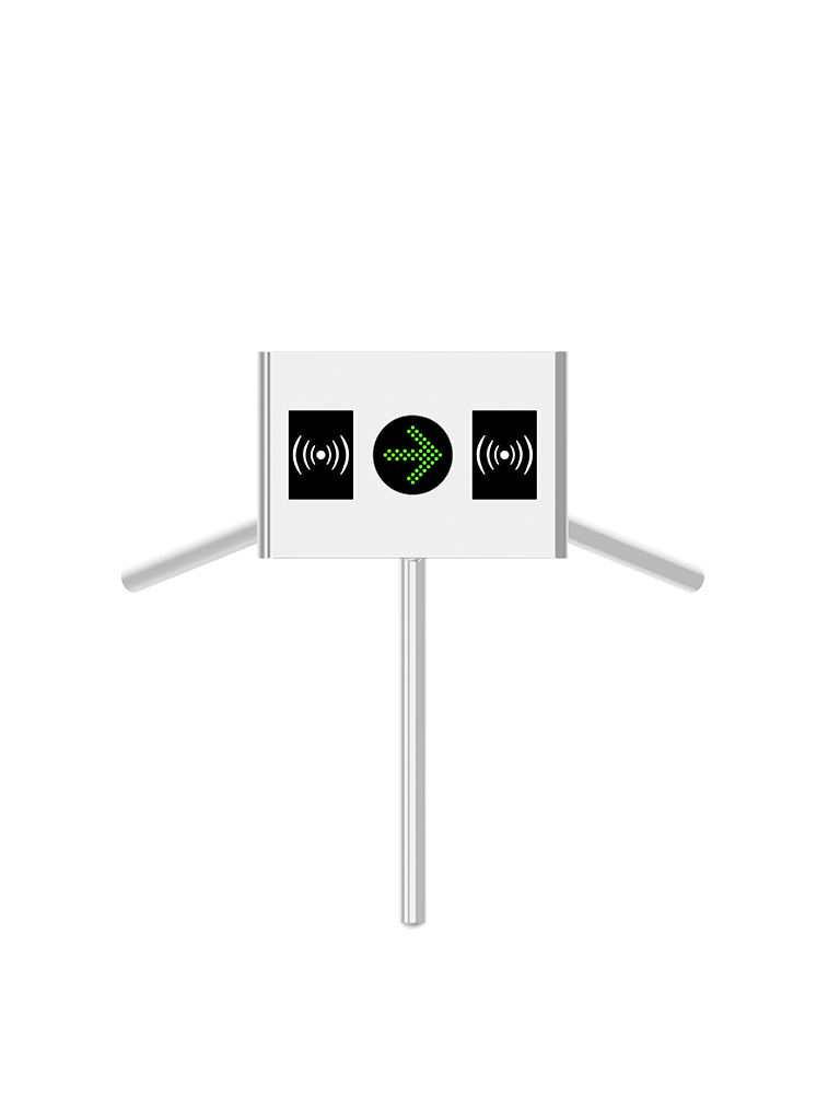 ZKTECO TS1000PLUS - Torniquete Bidireccional / Acero SUS304 / 110V / 25 a 30 x Min / Carril 50 cm / Exterior Protegido / 1 millón de Ciclos / No cuenta con Lectores y Panel / Compatible Rostro, Palma, Huella, Tarjeta, QR