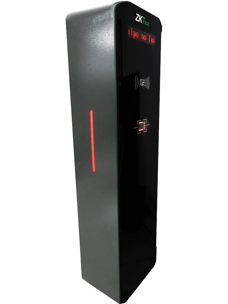 ZKTECO TBM01 / TBM02 - Kit de Dispensador y Lector de Tickets QR / Sin Contacto / Compatible con Sensor de Masa VR10, UHF / Pantalla LED / Funciones de Voz / Requiere Software para cobro ZK Bio CV Security modulo de estacionamiento