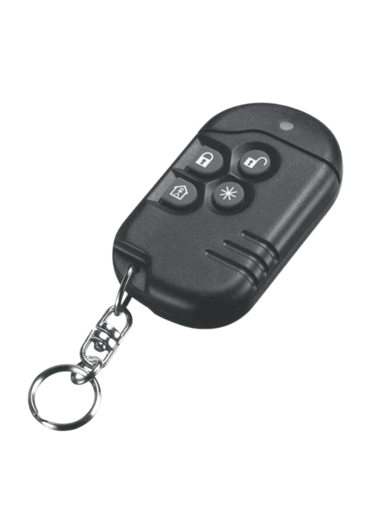 DSC PG9939 - Llavero de 4 botones programables Inalámbrico Power G con una quinta función compatibles con NEO, PRO, Qolsys e IoTega