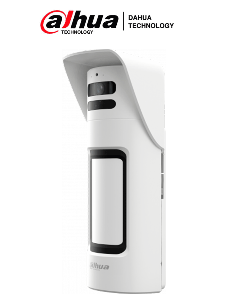 DAHUA PAQUETE PIR CAM EXTERIOR - Paquete PIR con cámara - Detector PIR Inalámbrico Para Exterior, Triple Tecnología, Inmunidad a mascotas, Frecuencia 433 MHz, Compatible únicamente con HUB 2 y detección precisa mediante PIR y Cámara, AirShield