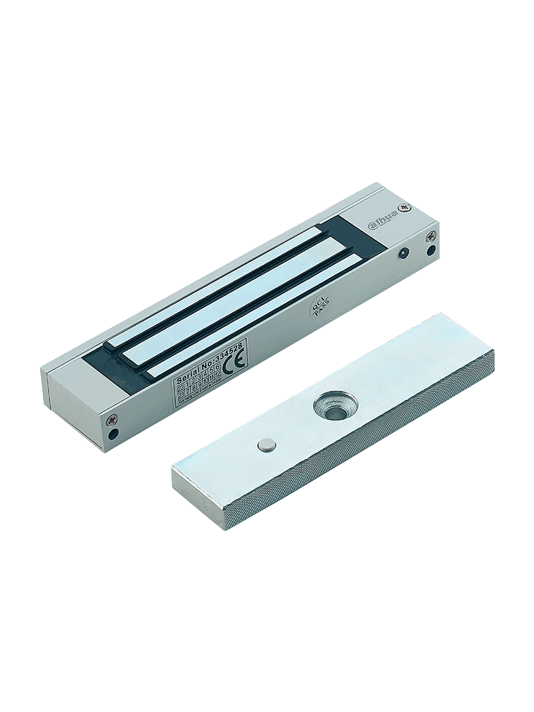 DAHUA ASF180A-V1 - Cerradura Magnética de 180 Kg/ 390 Lbs/ Indicador de Estado Led/ Material Antidesgaste y Magnetismo Anti-residual/ Aplicaciones en Puerta de Metal, Madera, Etc/ Ideal para Controles de Acceso y Videoporteros/