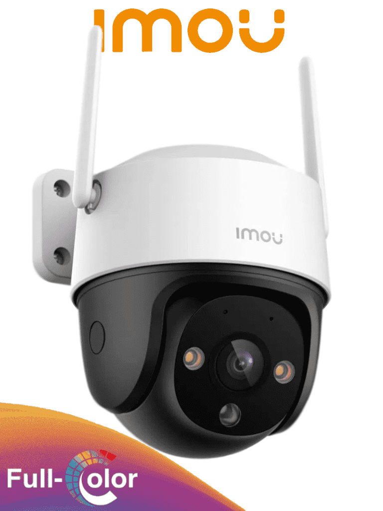 IMOU Cruiser SE+ 5MP (IPC-K7CN-5H1WE) - Cámara IP PT de 5MP con WiFi Full Color, audio bidireccional, IR 30m, micrófono y altavoz integrados, disuasión activa sirena 110dB, autotracking, ranura MicroSD e IP66 — Imou · SKU DHT0150054