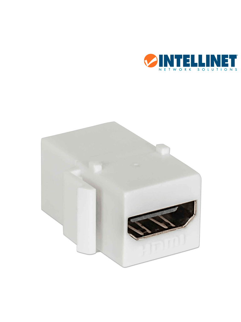 INTELLINET 771351 - Cople HDMI, Keystone, Blanco