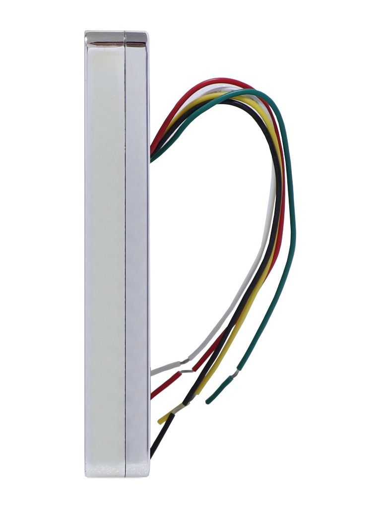YLI TSK830A - Botón de Salida Táctil, Luz LED, Carcasa Plástica, Acabado Elegante, 12-24 VCC, Función NC/NO, Sin Caja de Instalación Requerida