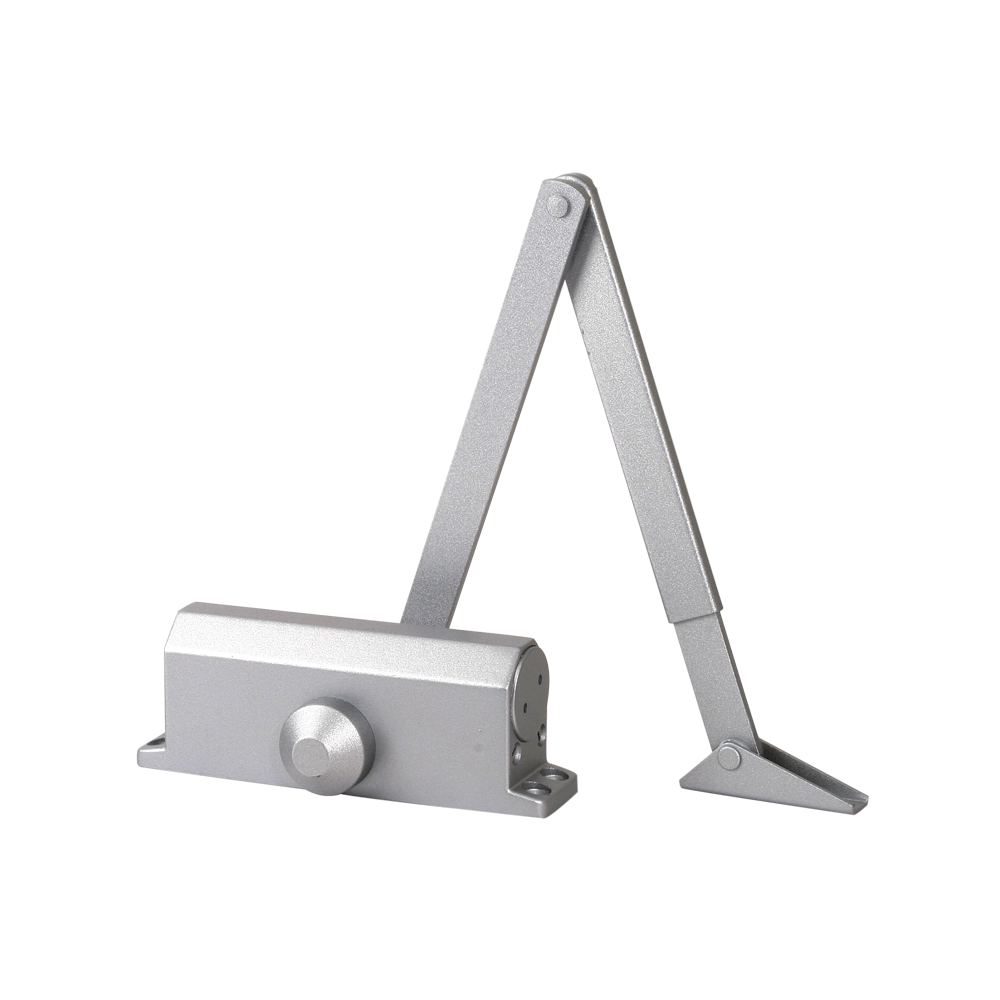 YLI YC-83-2  - Brazo cierra puerta automático / Para puertas de 100 kg / Compatible con puertas de madera, vidrio, metal / Velocidad ajustable de cierre / Instalación izquierda o derecha