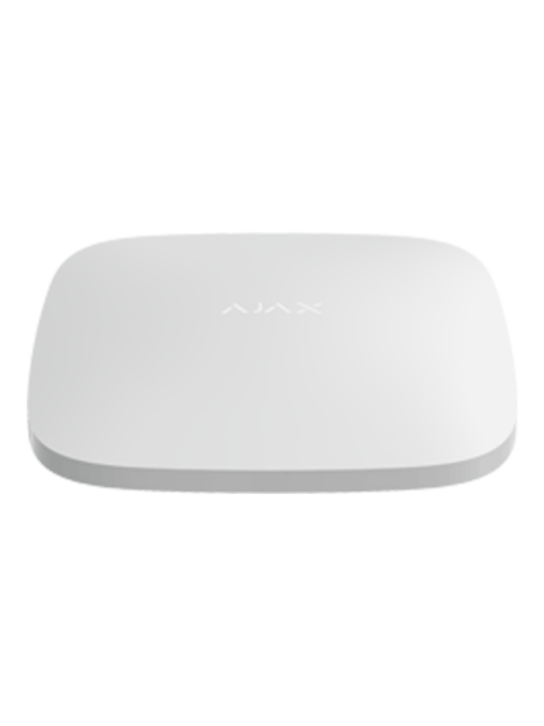AJAX Hub2(4G) - Panel de  alarma  Ethernet/4G color Blanco / APP “AJAX PRO” IOS y Android / hasta 100 dispositivos / Hasta 25 cámaras / Hasta 50 Usuarios / 2 SIM / Hasta 14h de duración de la batería