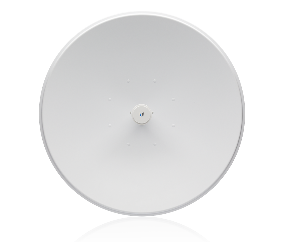 UBIQUITI POWERBEAM AC PBE-5AC-620 - Radio Airmax AC 5.8GHz para exteriores con antena integrada de 29 dBi, tecnología MIMO y rendimiento de hasta 450 Mbps.