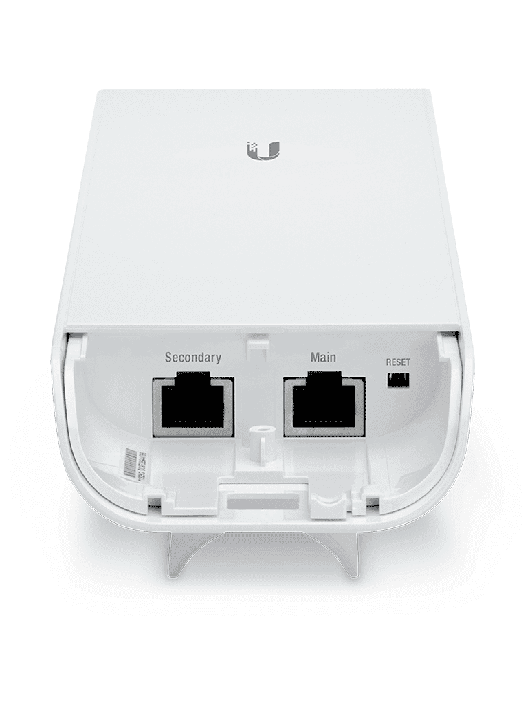 UBIQUITI NSM2 - NanoStation airMAX M2 CPE hasta 150 Mbps con frecuencia 2 GHz (2412-2462 MHz) y antena integrada de 11 dBi.