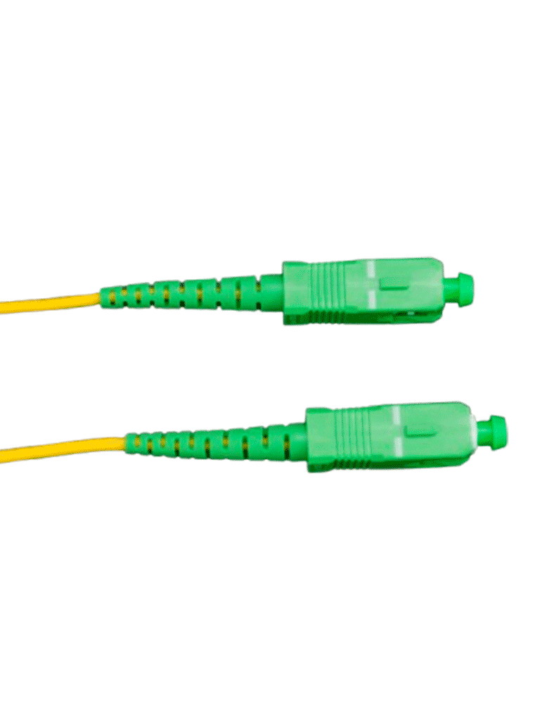 TCE - LMN-FO-SCA-SCA-03 - Jumper SC-SC Monomodo / APC / Simplex 2 mm / 3 metros / Amarillo