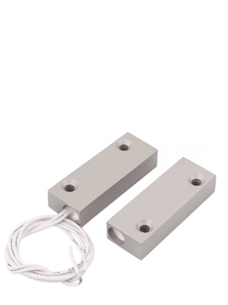 IHORN HO03F - Contacto Magnético Alámbrico de Metal. Compatible Con DSC / RISCO / IHORN / Salida N.C.