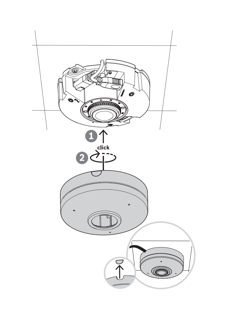 BOSCH V_NDS5704F360 - Domo fijo 12MP 360º / FLEXIDOME panoramic 5100i