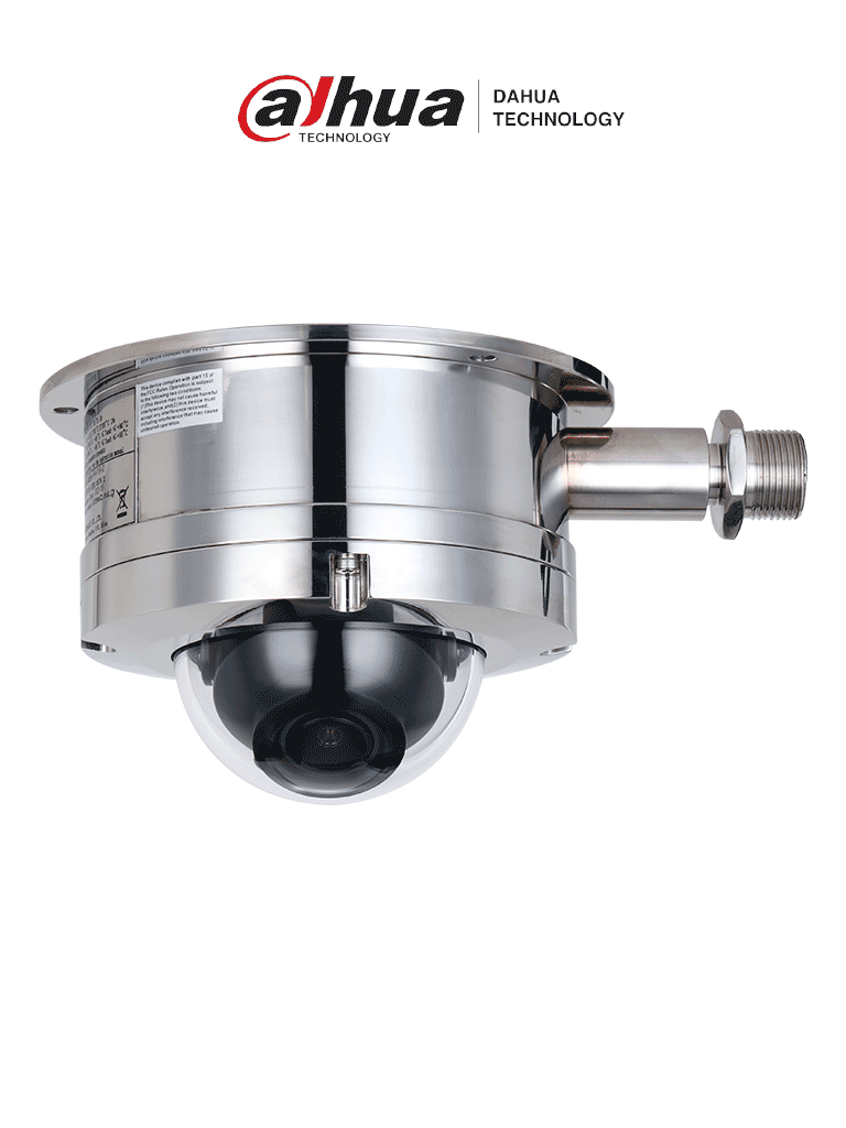 DAHUA IPC-HDEW8841R-Z  Cámara IP WizMind domo Antiexplosiva  de 8MP/ IR 40 m/ SMART H.264+/H.265+, AI H.264/H.265/ Detección de rostros/ Conteo de personas/ E&S de Alarmas y Audio/Ranura Micro SD máx 256G/ IP68 / IK10/ SMD 3.0