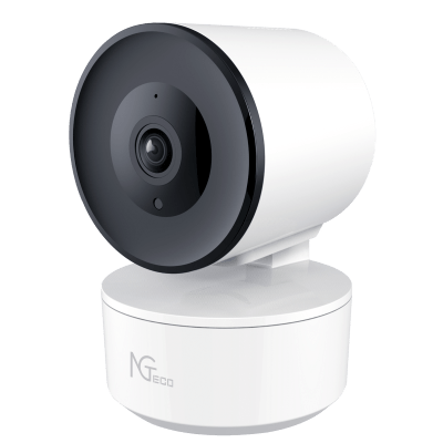 NGTECO NGC2301 - Cámara PT WiFi / 1080p / Distancia IR 5 metros / Detección de movimiento / Movimiento 355° horizontal, 80° vertical / Almacenamiento Local y en la Nube / Control Remoto / Audio Bi-direccional / Funciona con Alexa
