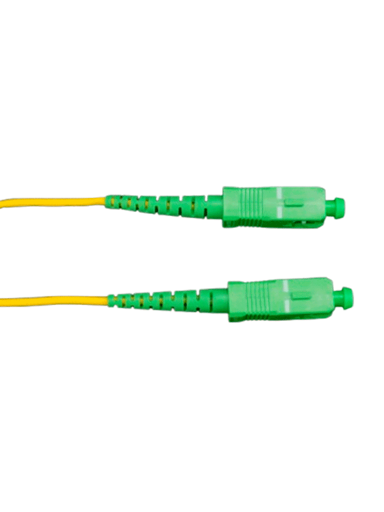 TCE  - LMN-FO-SCA-SCA-02 - Jumper SC-SC Monomodo / APC / Simplex 2 mm / 2 metros / Amarillo