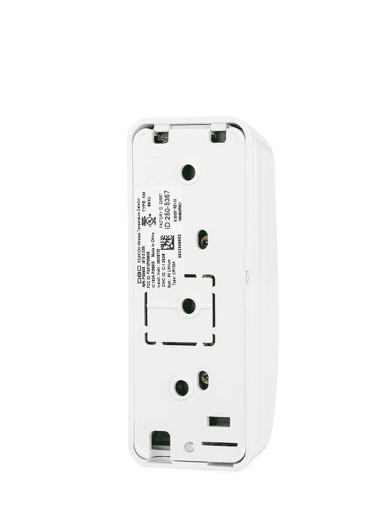 DSC PG9905 - Detector De Temperatura Inalámbrico con tecnología Power G compatible con NEO, PRO, Qolsys e IoTega