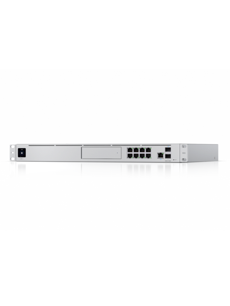 UBIQUITI UDM-PRO - UniFi Dream Machine Pro con 1 puerto WAN 10G SFP+, switch de 8 puertos Gigabit RJ45 y bahía para dis  duro de 3.5", en formato 1UR.