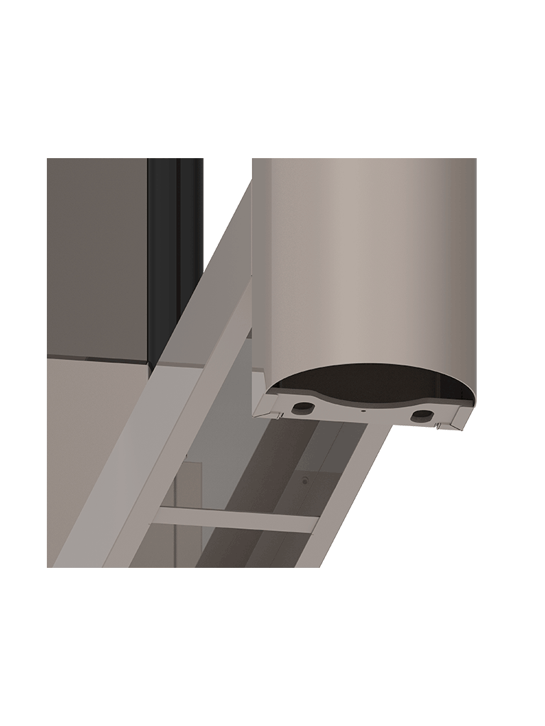 ZKTECO SATURNS1200 - Barrera Peatonal Central Abatible / Acero SPCC laminado en frío / Hasta 3 millones de ciclos / Vidrio templado 2.5D / Requiere barrera Saturn-S1000