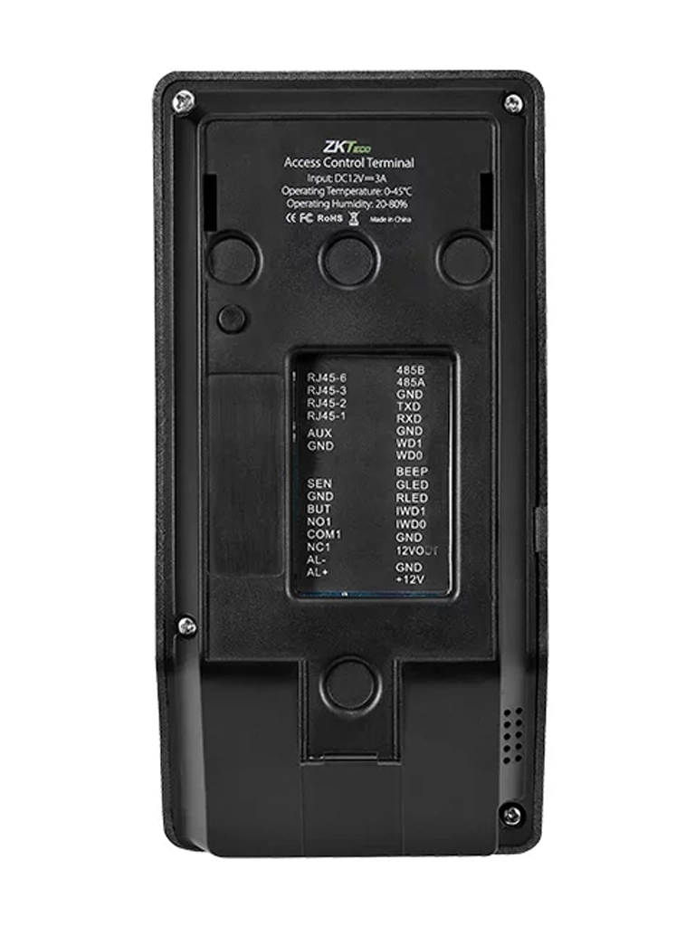 ZKTECO F22ID - Control de Asistencia y Acceso Básico con Huella Digital BioID+ (3000), Tarjeta ID 125 kHz (5000), Registro de 30,000 Eventos, Conexión Ethernet y WiFi