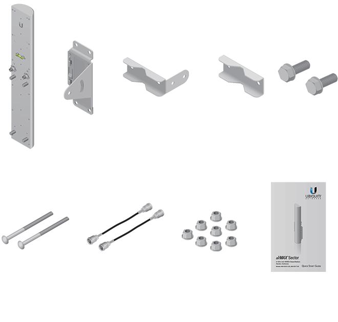 UBIQUITI AM-5G16-120 - Antena sectorial Airmax 5GHz para exteriores con 16 dBi y 120 grados de apertura. Compatible con ROCKET R5AC LITE, ROCKET LTU, ROCKET RP-5AC-GEN2 y ROCKET M5.