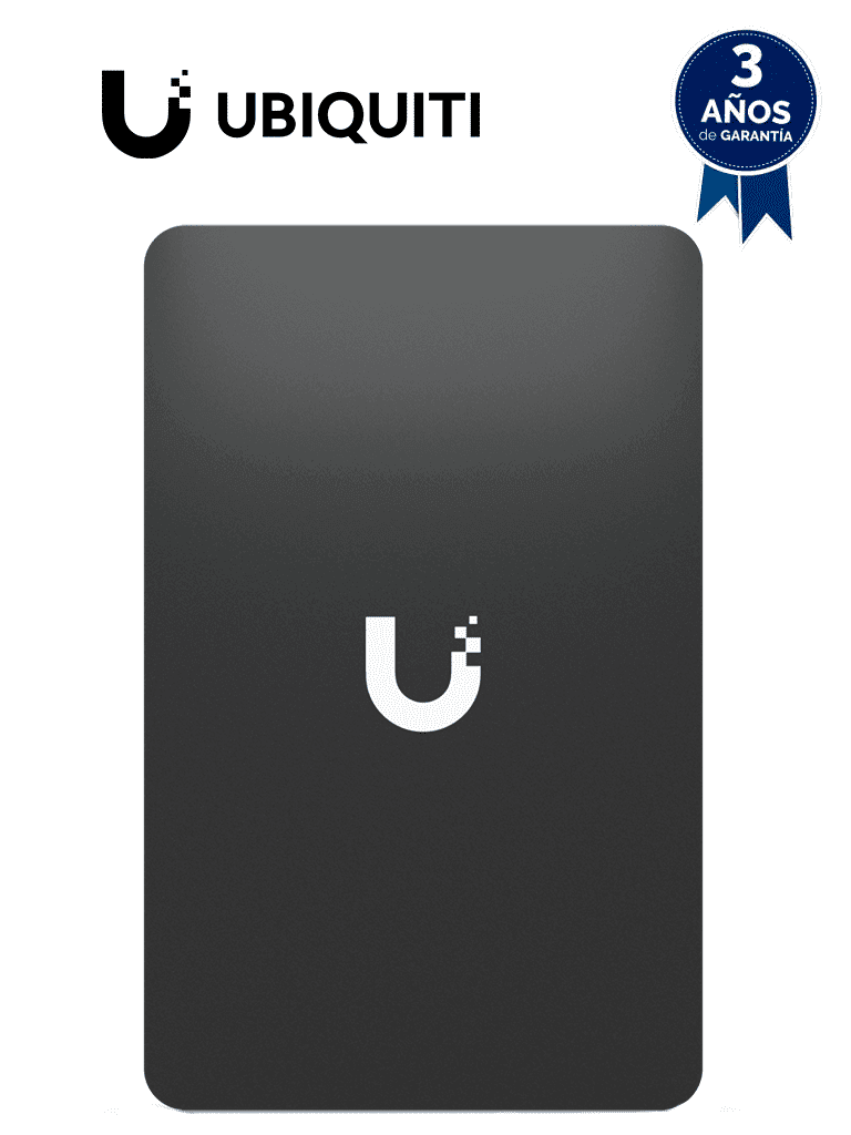 UBIQUITI UA-CARD - PAQUETE DE 20 PIEZAS , Tarjeta NFC para controles de acceso, lectoras e Intercom UNIFI, Encriptacion Multicapa para Evitar Duplicados, Protocolos: ISO/IEC 14443 Type A, MIFARE DESFire, UniFi Access Proprietary Security Protocol.