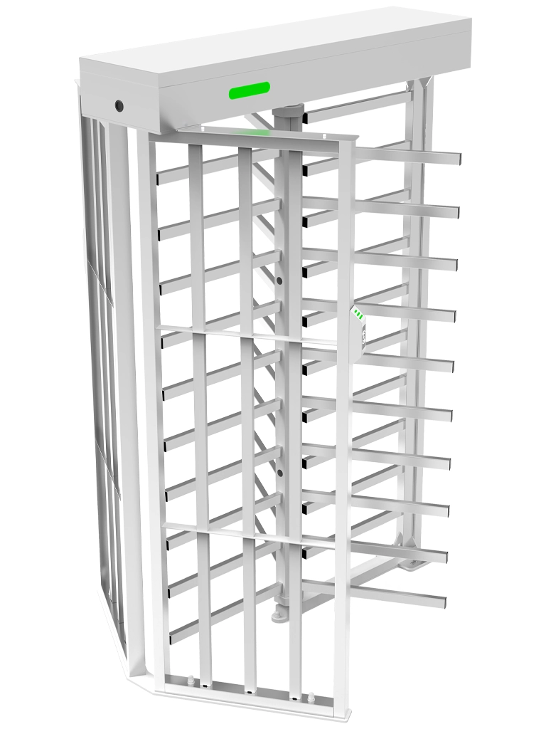 ZKTECO FHT3300 - Torniquete modular de Altura Completa, Acero Inoxidable SUS304, IP54, Compatible con 110 / 220 Vca, 3 Barras de Giro, Alta Durabilidad (1 Millón de Ciclos), Capacidad de 20 Personas por Minuto