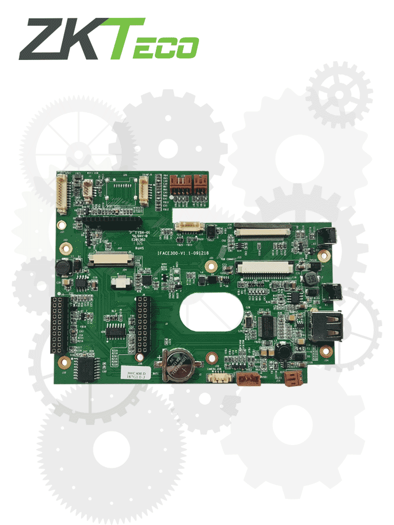 TARJETA PRINCIPAL PARA MODELO CON DOBLE CAMARA -IFACE800 CLAVE -CRB0001 — ZKTeco · SKU ZKT061079